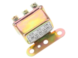 Relé de bocina para camión de 12 V en metal plateado resistente con transmisión de corriente