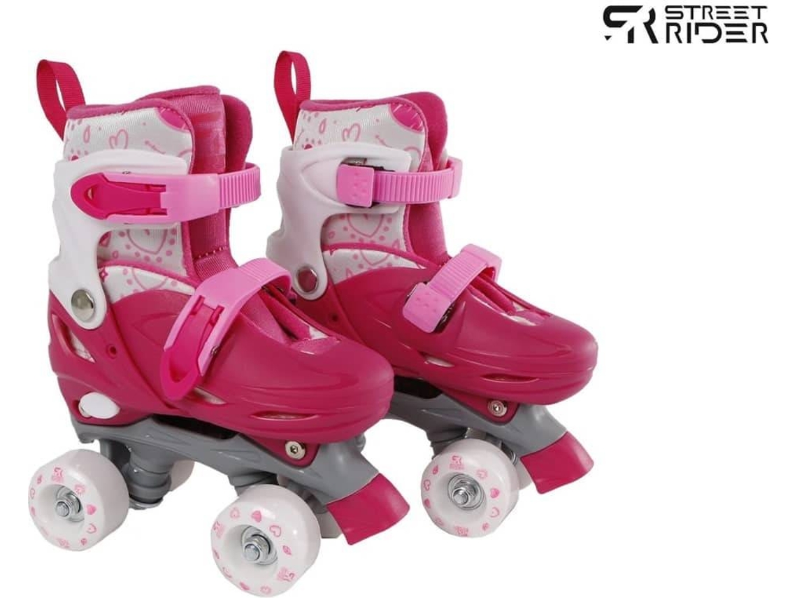 Street Rider Patines ajustables rosas 27-30