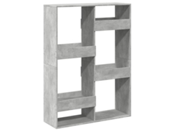 Estantería en Derivados de Madera Gris Cemento MAISON EXCLUSIVE (100x33x135 cm)