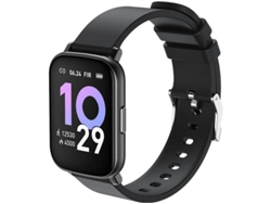 Reloj inteligente de 1,69 pulgadas con monitor de actividad física, frecuencia cardíaca, sueño, 24 modos deportivos, calorías, podómetro, Bestvite (negro)
