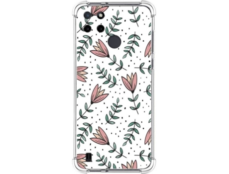 Carcasa Realme C21Y TUMUNDOSMARTPHONE Dibujos Antigolpes Flores 01 Multicolor