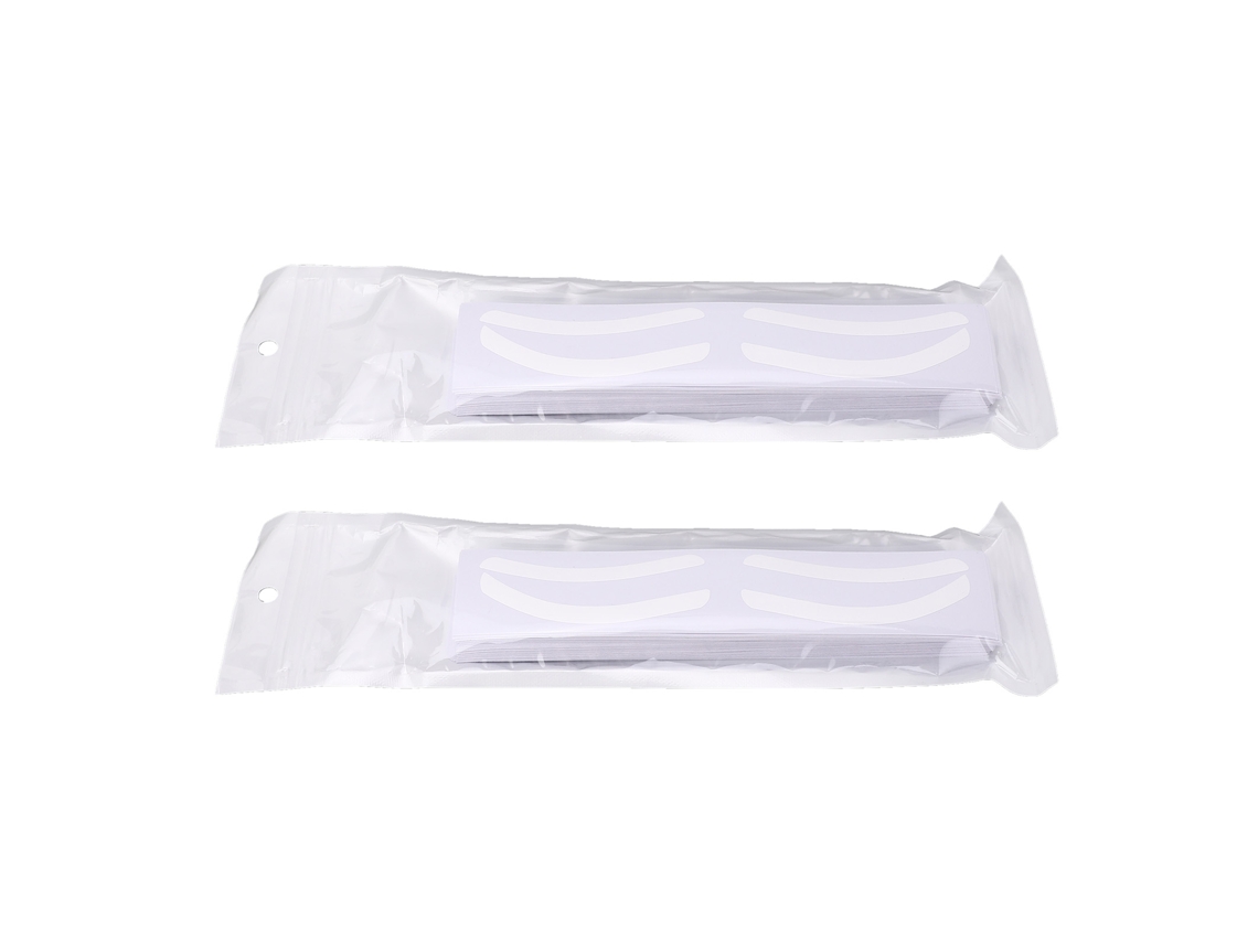 100 Pegatinas Desechables Seguras E Higiénicas Para Plantillas De Cejas Para Artistas De Microblading, Tipo C