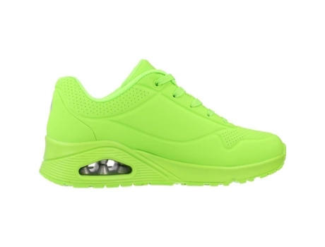 Zapatillas de Mujer SKECHERS Cadarços Verde (39)