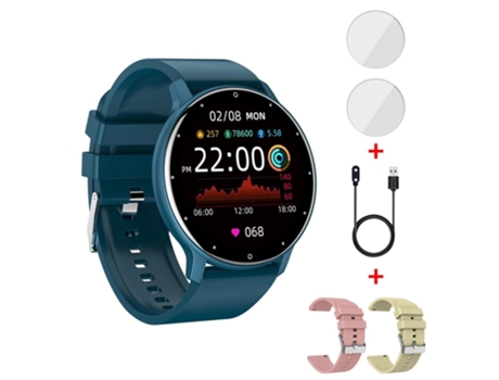 Smart Watch Impermeable Fitness Tracker Deporte Hombres Mujeres Monitor de Frecuencia de Sueño Smartwatch Para Huawei Smartphone VEANXIN