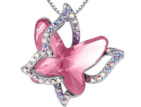 Collar Mariposa Joyas-Rosa Collar Mariposa Joyas-Rosa JEIIBRZUI