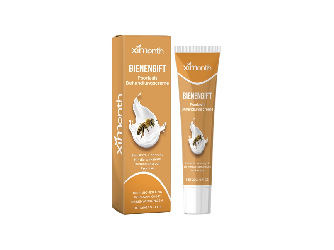 Crema para el cuidado de la piel con veneno de abeja