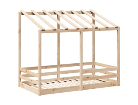 Cama Para Niños VIDAXL Marrón Madera (80x160 cm)