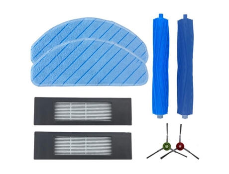 Kit de escova lateral para filtro ecovacs deebot t9 max t9 aivi t9 aivi+t9