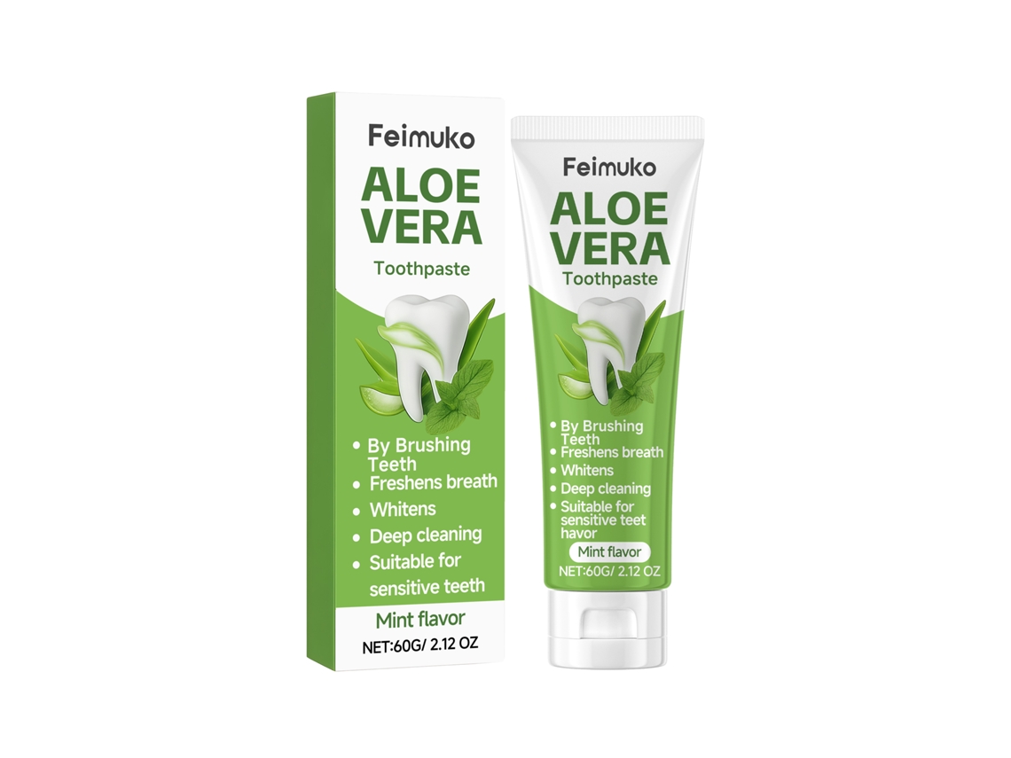 Pasta de dientes calmante con aloe
