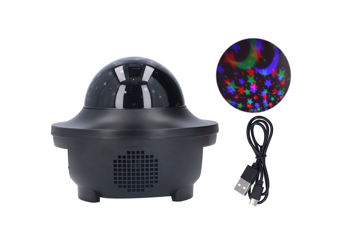 Proyector De Estrellas Led Rgb Con Luz Nocturna, Bluetooth, 4 Modos Y Carga Usb Para Uso En El Dormitorio.