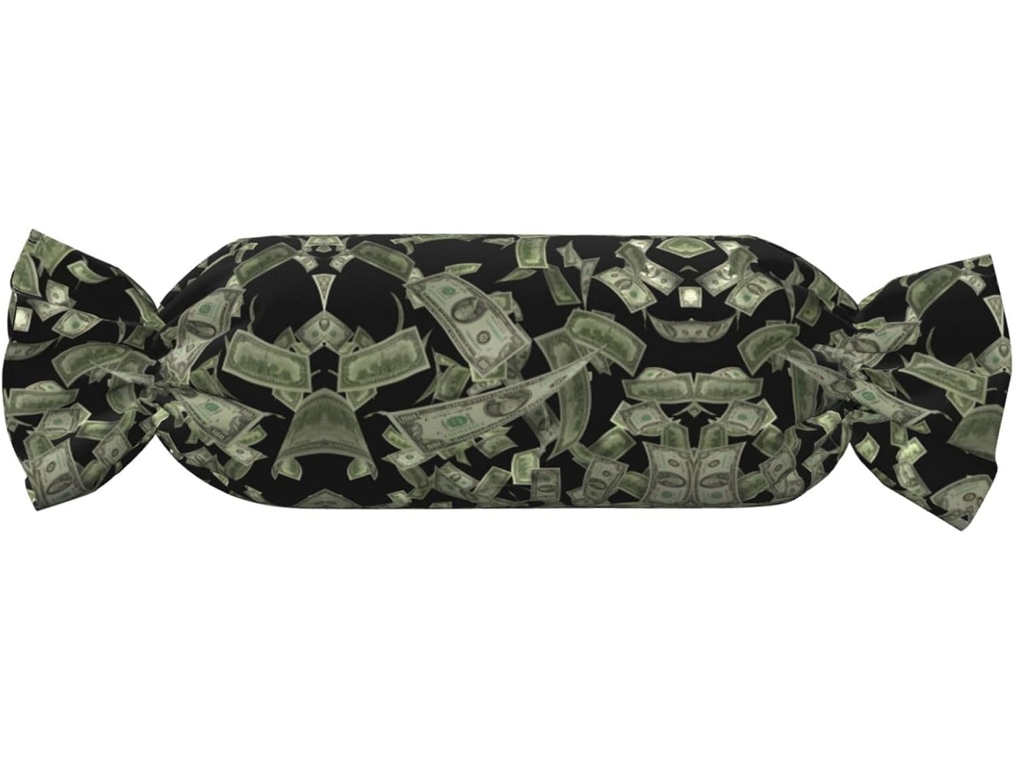 Almohada Cilíndrica Forma Caramelo Felpa Poliéster Espuma Viscoelástica Resistentes Ajustable Fácil Soporte