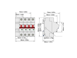 2026dz-Interruptor eléctrico inteligente 1p 125a 110v con control remoto Wifi Bt Anti-interferencias