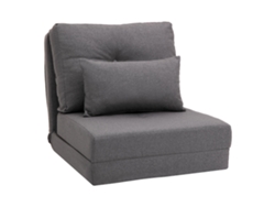 Sofá cama de suelo 2 en 1 con respaldo ajustable y silla plegable