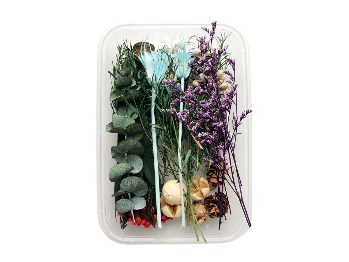 Kit para preservar flores secas, velas aromáticas caseras, materiales para manualidades