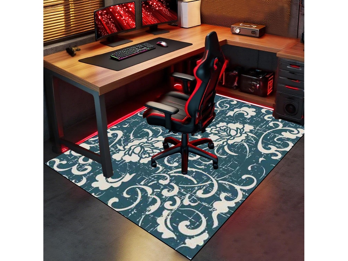 Alfombrilla Silla Oficina Gaming, Protectora Duros Juegos, Tela Suelos Alfombras, 70 X 120 Cm