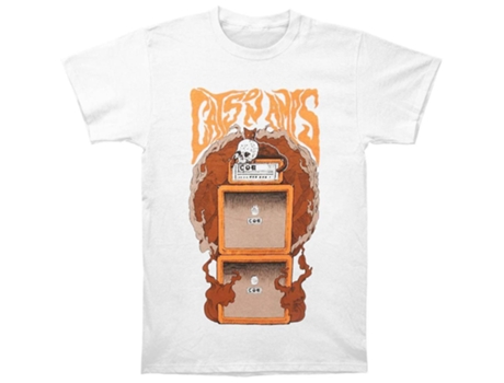 Camiseta ROCKINSTONE Cats On Amps camiseta naranja Doom (L)