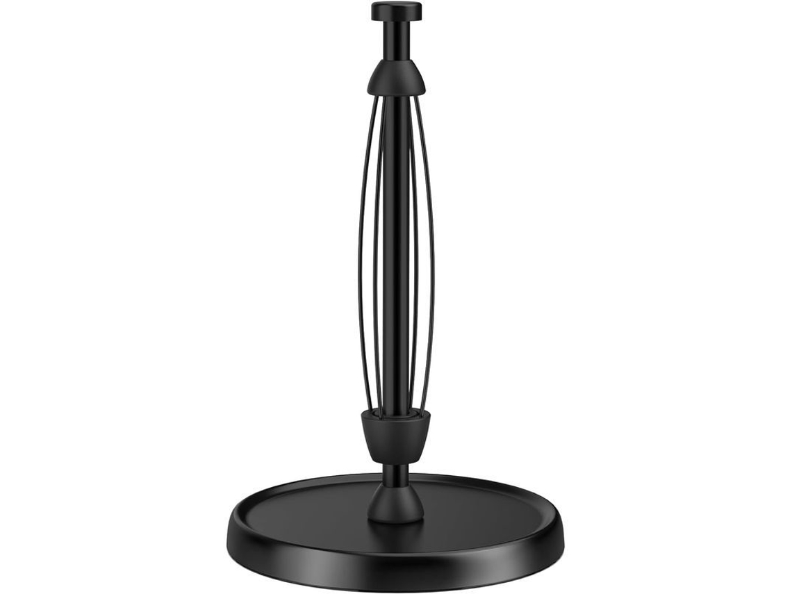 Soporte Para Toallas De Papel De Acero Inoxidable Con Base Pesada Para Cocina Y Baño, Color Negro.