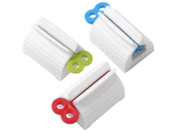 3 Piezas Exprimidor De Crema Dental De Tubo Rodante Soporte Para Baño Accesorios Mix Col Gll
