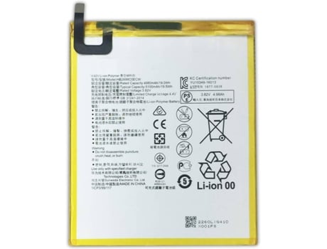 Batería MOVITEK T5101 para Huawei Mediapad M3, Mediapad T5 (5100 mAh)