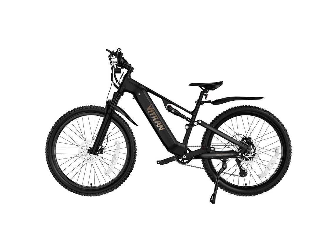Bicicleta Eléctrica Vitilan M5 Con Suspensión Completa, Batería De 48 V Y 15 Ah, Shimano De 9 Velocidades.