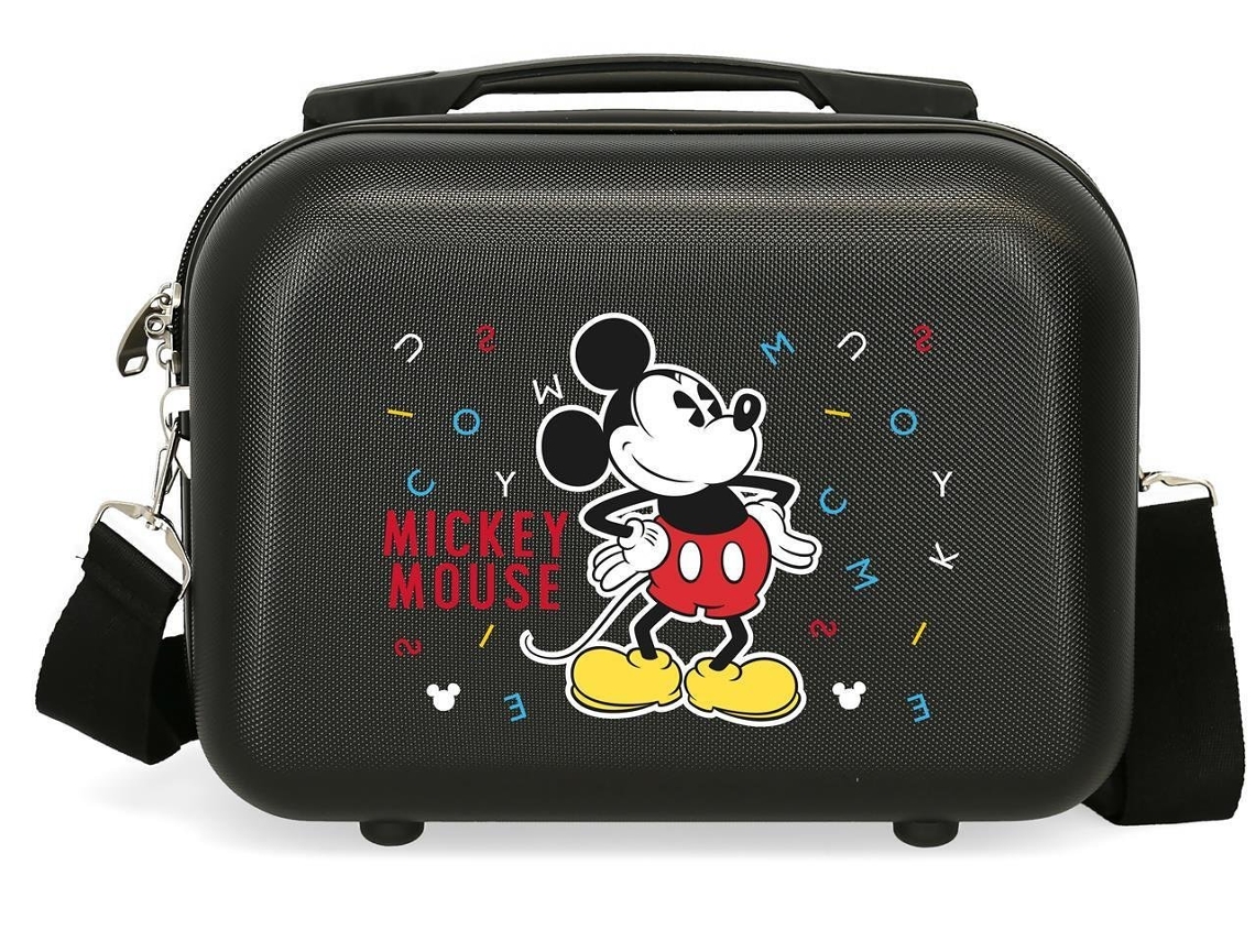 Neceser DISNEY 3073926 Mickey Mouse Letras Negro