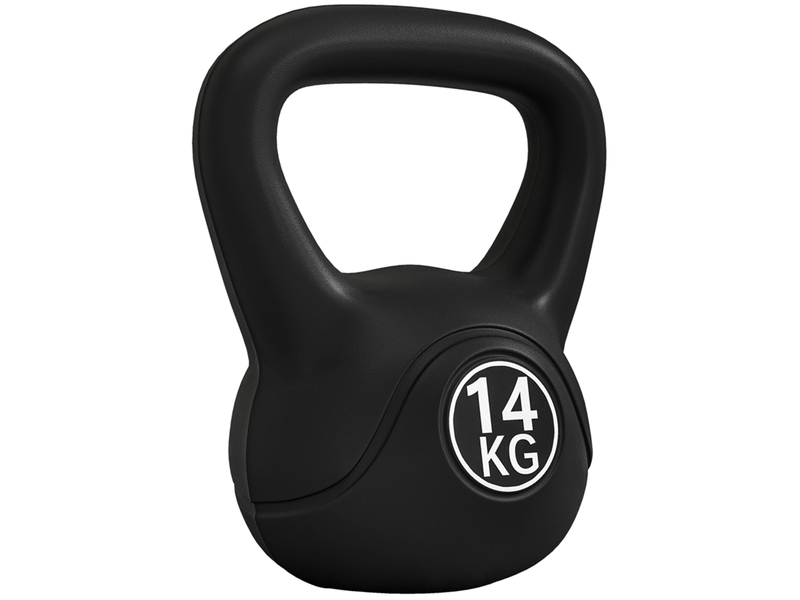 Pesa Rusa De 14 Kg Rellena De Arena, Antideslizante, Negra.