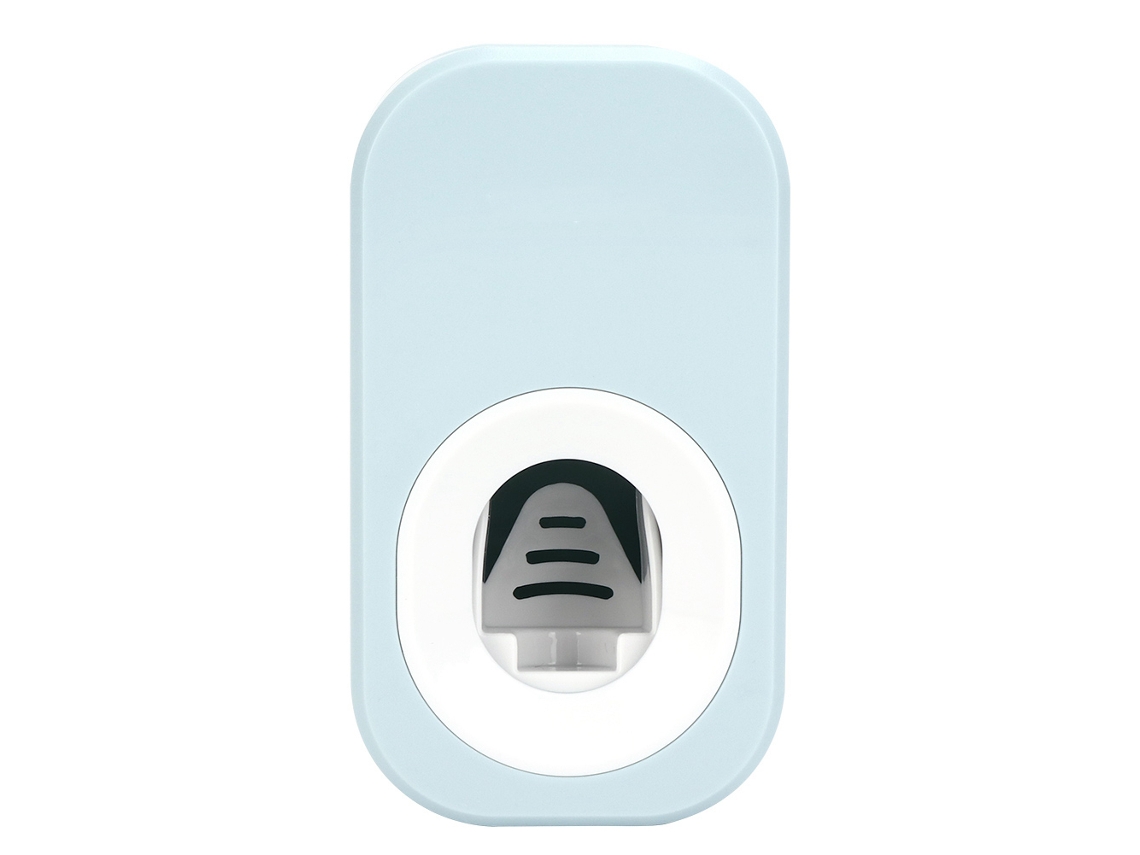 HYMNORA Dispensador de Pasta de Dientes Automático para Pared Universal Azul y Blanco