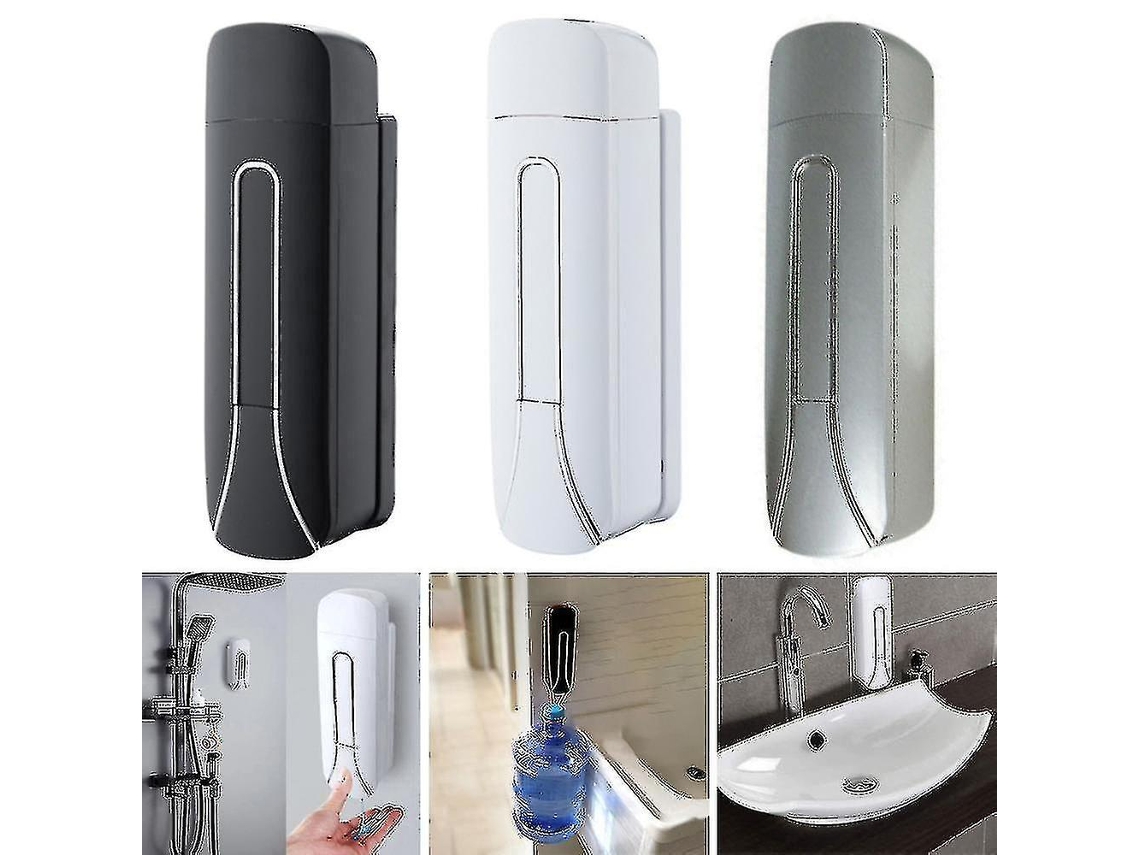 Dispensador de jabón líquido, champú y gel de ducha para baño Rosewell de pared