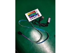 Bj-tiras Led Rgb Usb 5v 16 Cores 4 Modos Impermeáveis Flexíveis Com Controle Remoto