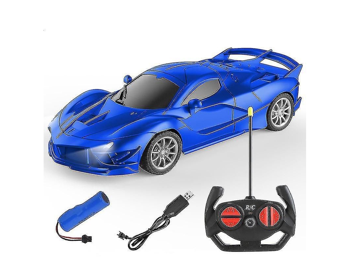 Coche Teledirigido Recargable A Escala 1:18 Con Batería Y Mando De 2,4 Ghz Incluidos.