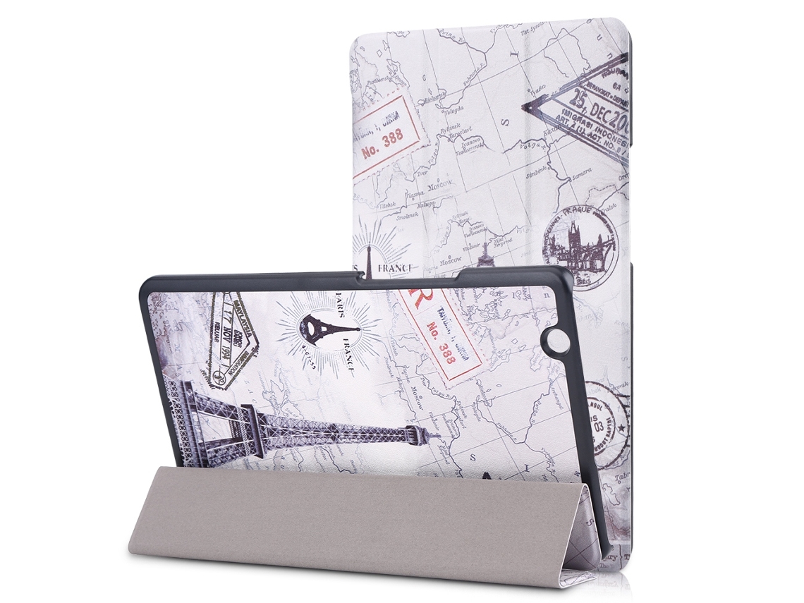 Funda de piel sintética para Huawei Mediapad M3 8.4, color dorado claro