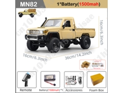Coche RC LC79 estilo camioneta retro a escala 1/12, tracción 4x4, motor 280, 2,4 g, escala real, modelo realista para coleccionar y jugar. Aeuzwr