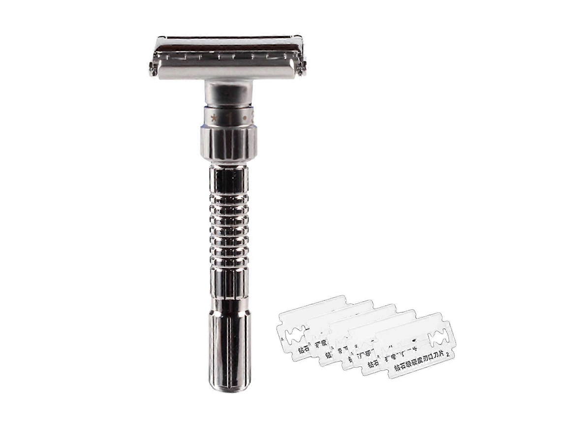 Manual de seguridad para cuchillas de afeitar, cuchilla ajustable para hombre del 1 al 9 para un afeitado apurado. Hengjian