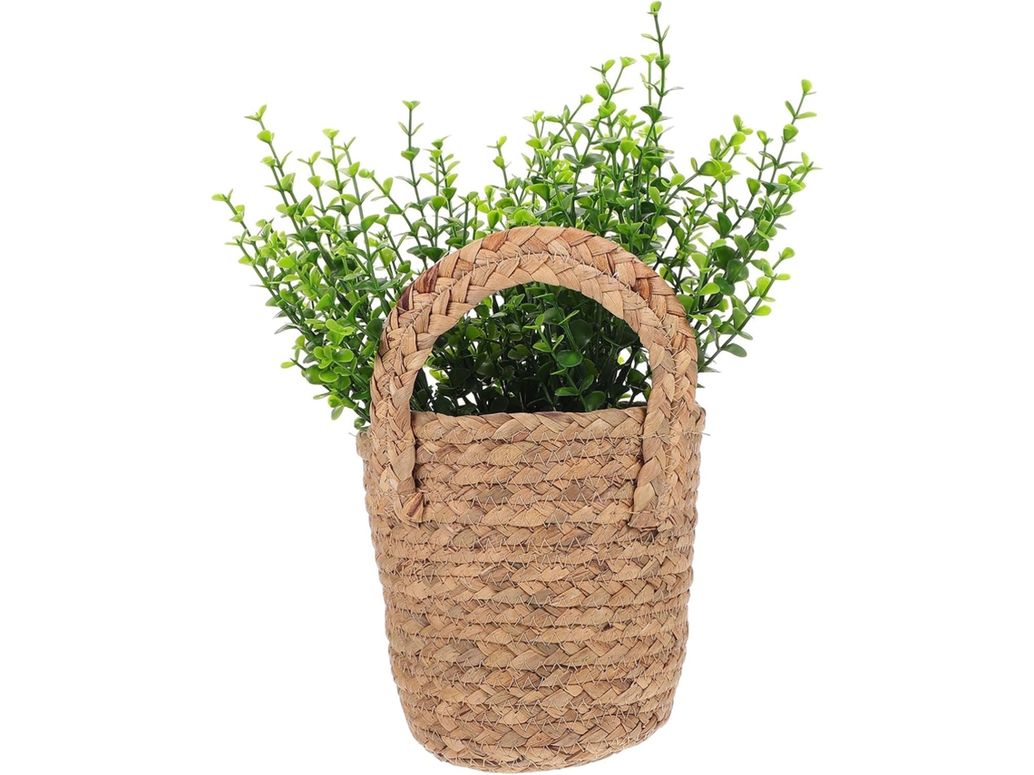 Cesta De Pared Tejida A Mano, Cesta De Almacenamiento Colgante Para Cocina Y Baño.