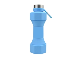 Botella De Agua Deportiva Plegable De 650 Ml, Formato Moderno, Silicona De Grado Alimenticio, Roja Rosewell