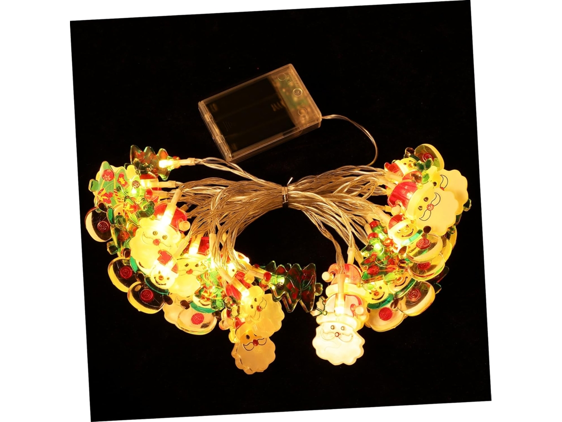 Guirnalda De Luces Led Navideñas Para Decoración Festiva De Árboles De Navidad, Tanto Para Interiores Como Para Exteriores.