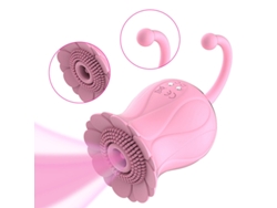 Vibrador De Masaje De Succin De Rosas De 10 Frecuencias Para Mujeres (rosa) Yizhood