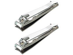 Tijeras De Uñas De Acero Inoxidable (2 Unidades), Profesionales Para Manos Y Pies, Con Palanca De Fácil Accionamiento.
