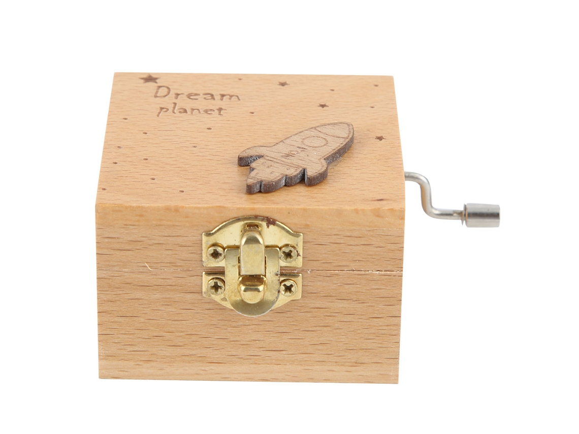 Caja de música de madera de haya para estudiantes - Mecanismo preciso