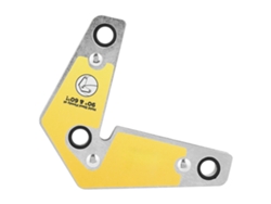 2 Peças Localizador De Solda De Cabeça Dupla Magnética Para Cantos Porta Soldador Flechas (amarelo)