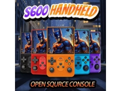 Consola de juegos portátil S600 con pantalla IPS de 4,0 pulgadas y pantalla táctil estilo arcade.