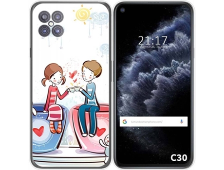 Carcasa Cubot C30 TUMUNDOSMARTPHONE Café Multicolor