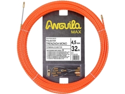 Guia Pasacable Poliéster Trenza Monofilamento Estiare 75145032 32M Ø 4 5Mm Naranja ANGUILA