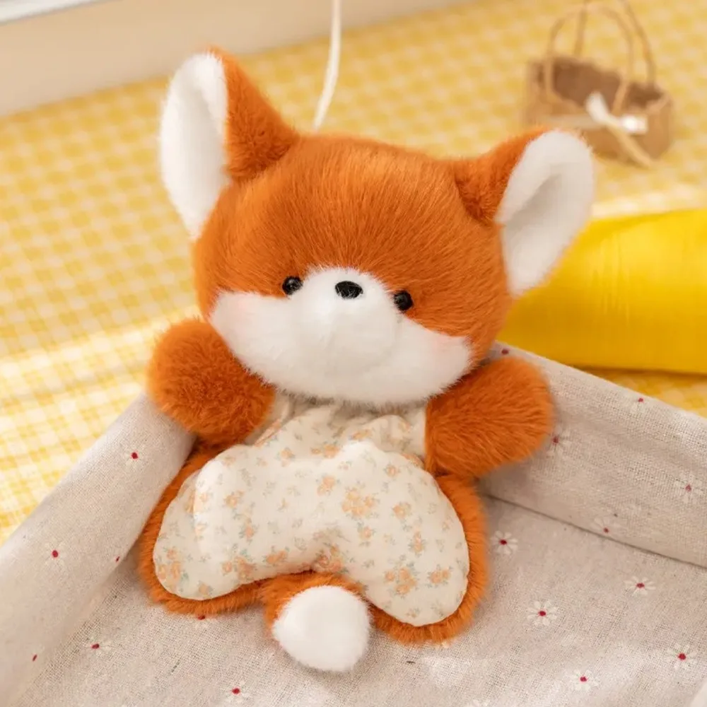 Peluche De Zorro Con Forma De Bolitas De Frijoles: Suave, Esponjoso Y Antiestrés.
