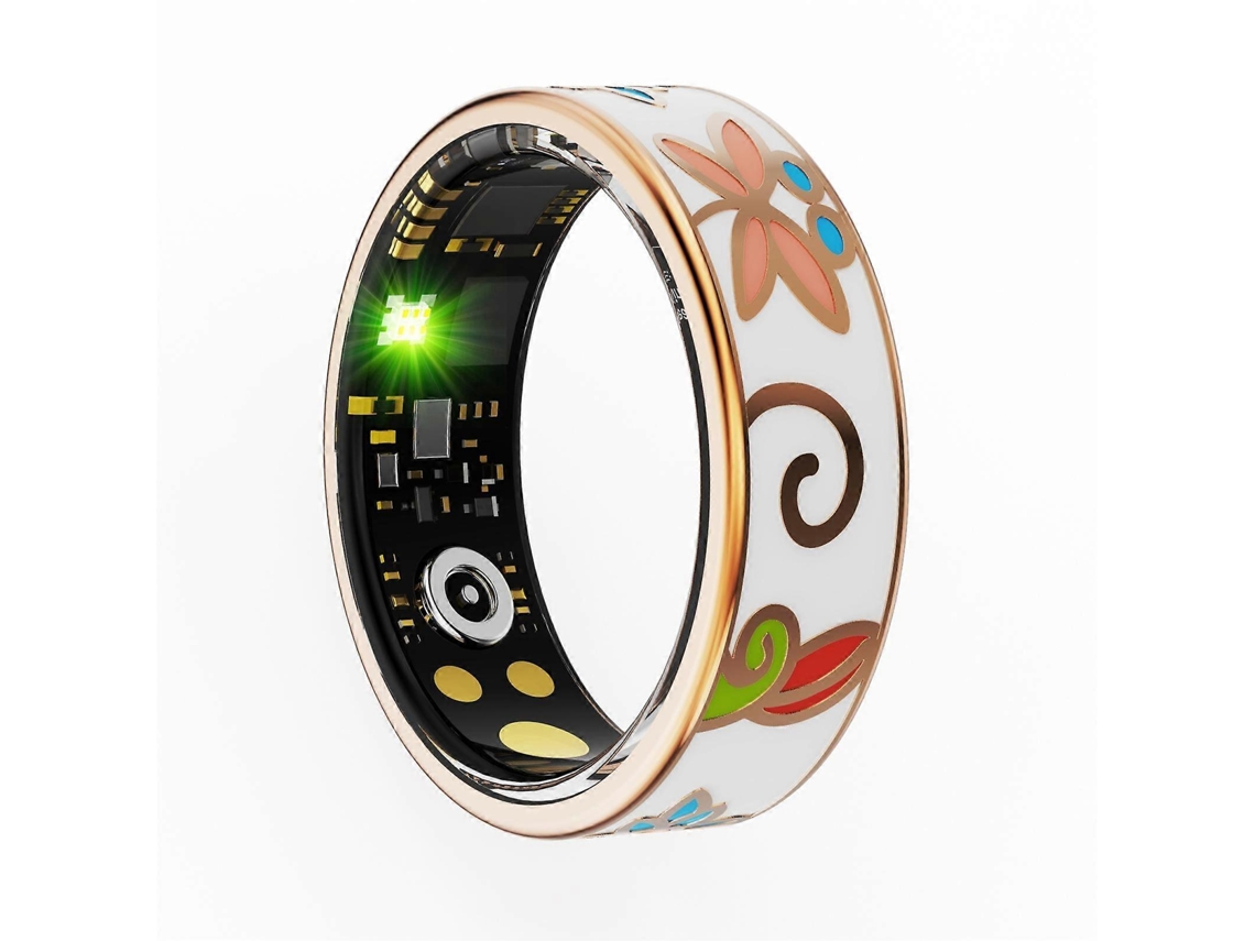 Anillo inteligente R18 tamaño 11, monitoriza la frecuencia cardíaca, la oxigenación sanguínea y el sueño. Cuidado familiar. Nostalgia88