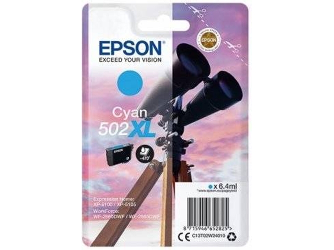 Cartucho de tinta EPSON 502 XL -C13T02W24020