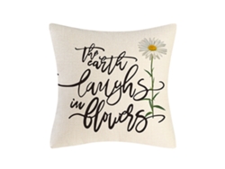 Funda De Almohada Con Diseño De Margaritas Y Girasoles Para Decoración Del Hogar