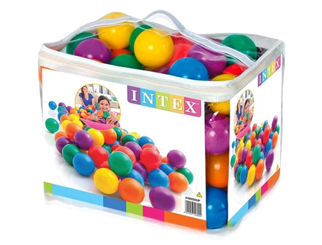 Pack 100 bolas INTEX Fun ballz multicolor (65x65x65 cm - 2 años)