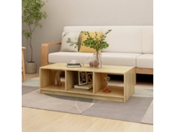 Mesa de Centro Apoyo 110X50X34 cm Madera de Pino Macizo