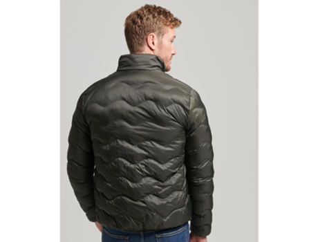 Abrigo para Hombre SUPERDRY (2XL - Verde)